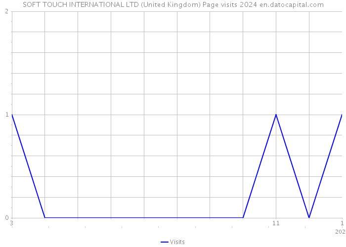 SOFT TOUCH INTERNATIONAL LTD (United Kingdom) Page visits 2024 
