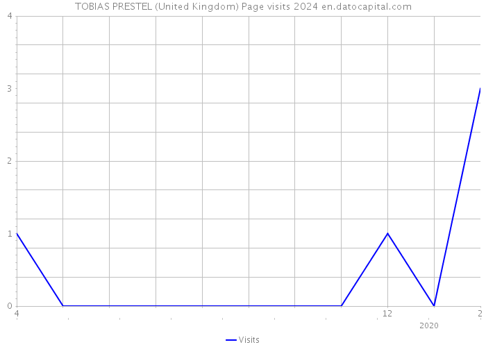 TOBIAS PRESTEL (United Kingdom) Page visits 2024 