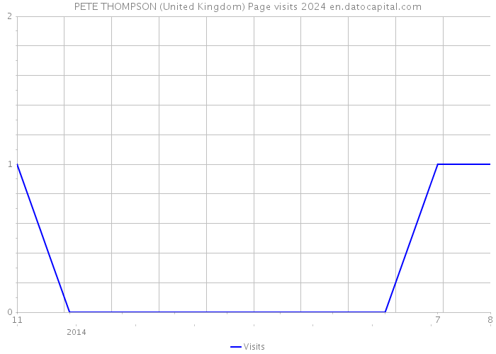 PETE THOMPSON (United Kingdom) Page visits 2024 