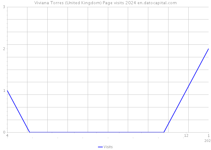 Viviana Torres (United Kingdom) Page visits 2024 