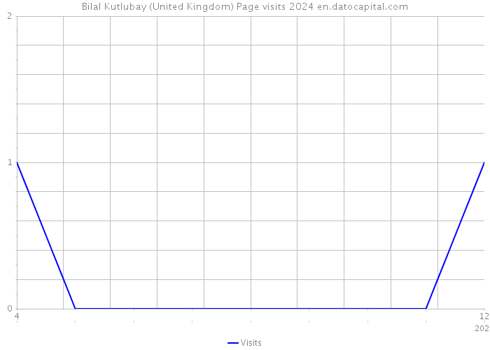 Bilal Kutlubay (United Kingdom) Page visits 2024 