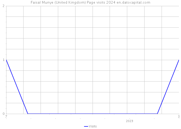 Faisal Munye (United Kingdom) Page visits 2024 