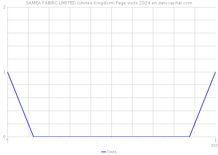 SAMEA FABIRC LIMITED (United Kingdom) Page visits 2024 
