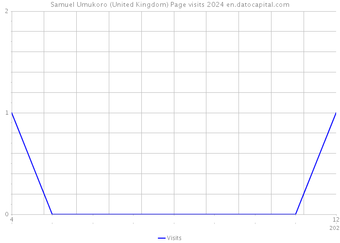 Samuel Umukoro (United Kingdom) Page visits 2024 