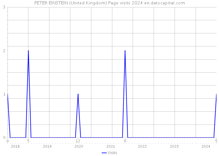 PETER EINSTEIN (United Kingdom) Page visits 2024 