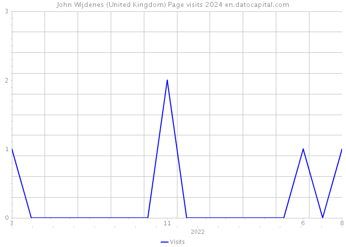 John Wijdenes (United Kingdom) Page visits 2024 