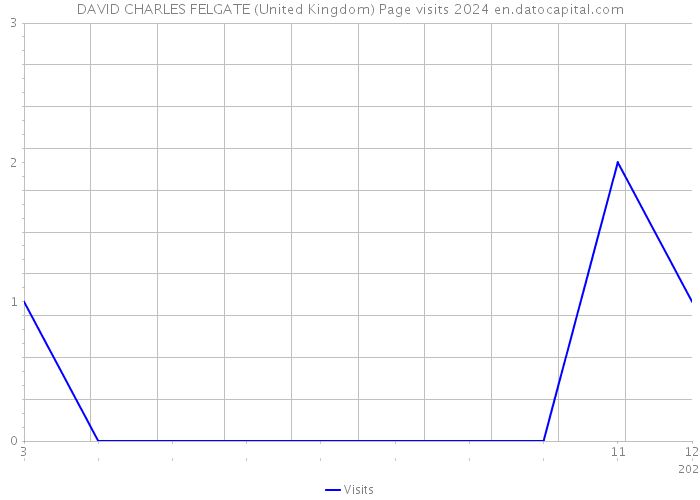 DAVID CHARLES FELGATE (United Kingdom) Page visits 2024 
