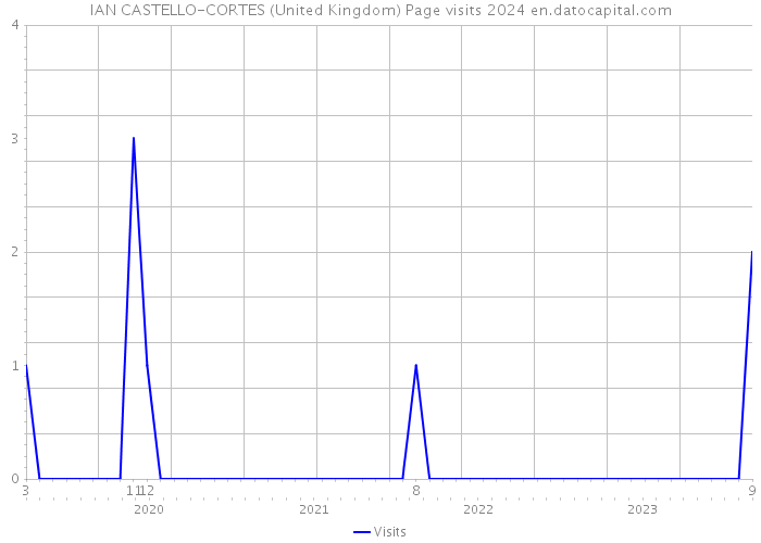 IAN CASTELLO-CORTES (United Kingdom) Page visits 2024 