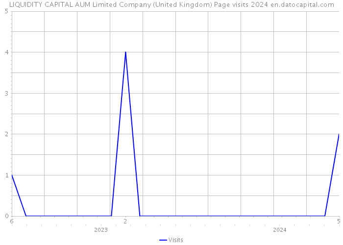 LIQUIDITY CAPITAL AUM Limited Company (United Kingdom) Page visits 2024 