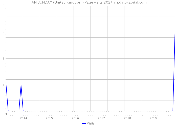 IAN BUNDAY (United Kingdom) Page visits 2024 