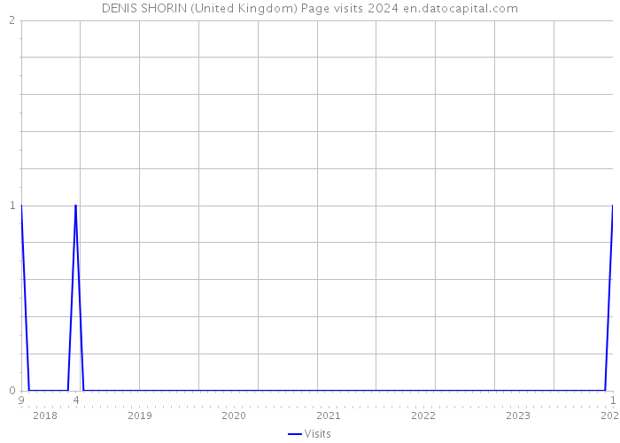 DENIS SHORIN (United Kingdom) Page visits 2024 