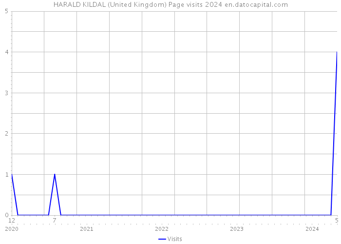 HARALD KILDAL (United Kingdom) Page visits 2024 