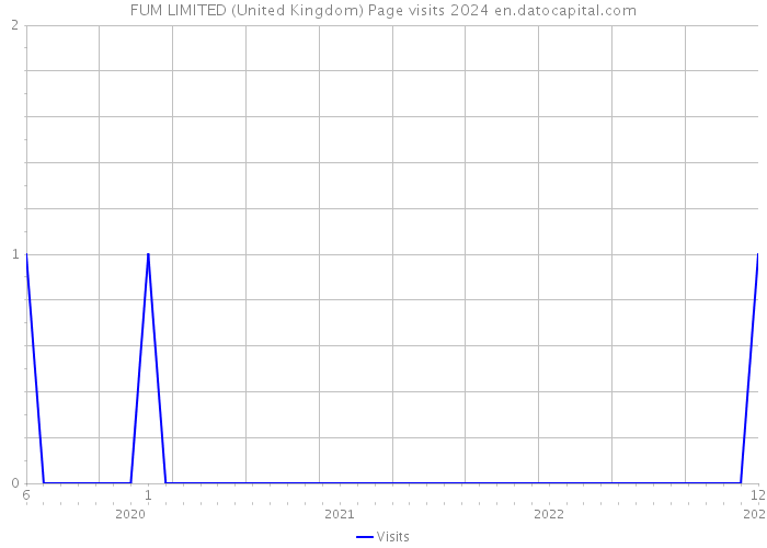FUM LIMITED (United Kingdom) Page visits 2024 