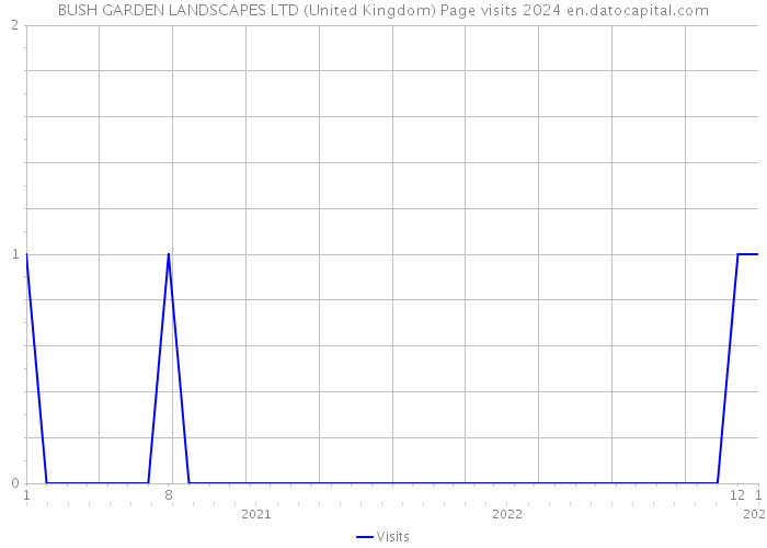 BUSH GARDEN LANDSCAPES LTD (United Kingdom) Page visits 2024 