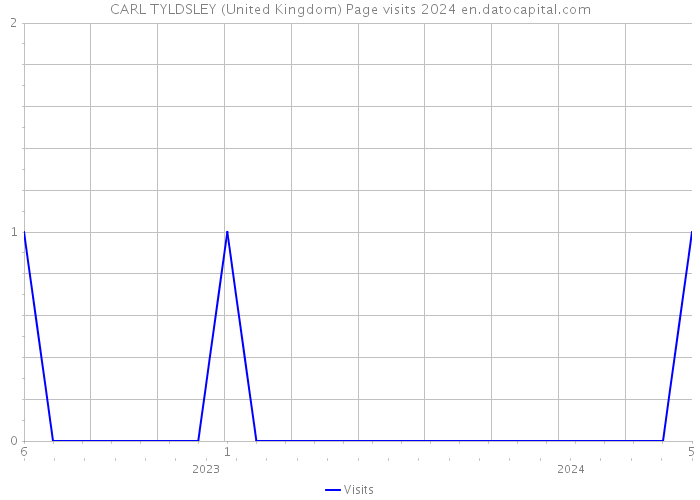 CARL TYLDSLEY (United Kingdom) Page visits 2024 