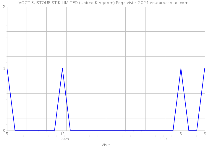 VOGT BUSTOURISTIK LIMITED (United Kingdom) Page visits 2024 