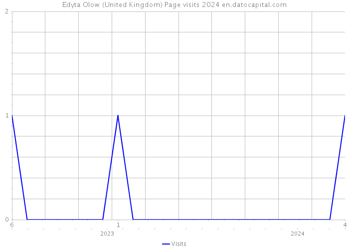 Edyta Olow (United Kingdom) Page visits 2024 