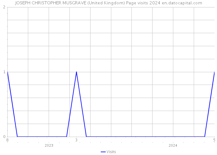 JOSEPH CHRISTOPHER MUSGRAVE (United Kingdom) Page visits 2024 