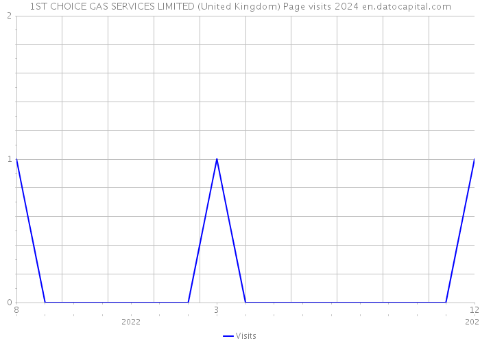 1ST CHOICE GAS SERVICES LIMITED (United Kingdom) Page visits 2024 