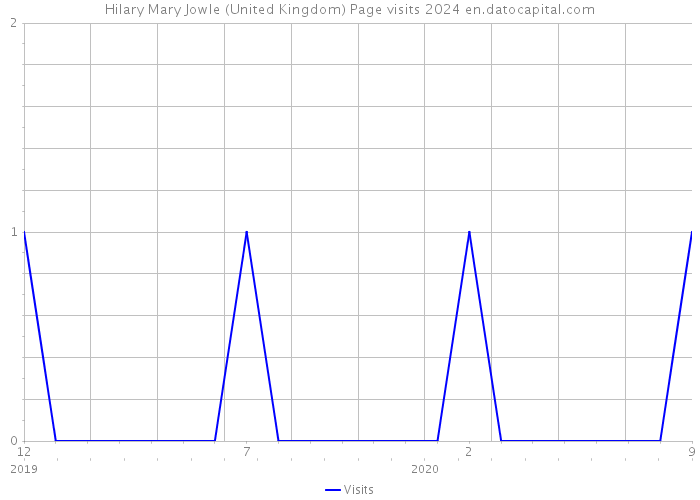 Hilary Mary Jowle (United Kingdom) Page visits 2024 