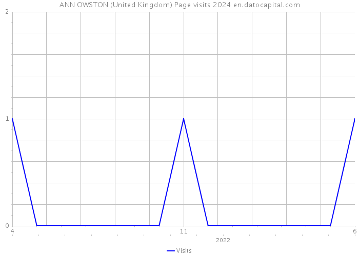 ANN OWSTON (United Kingdom) Page visits 2024 