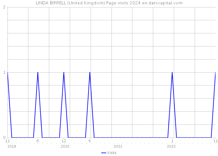 LINDA BIRRELL (United Kingdom) Page visits 2024 