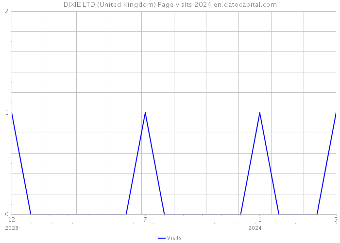 DIXIE LTD (United Kingdom) Page visits 2024 