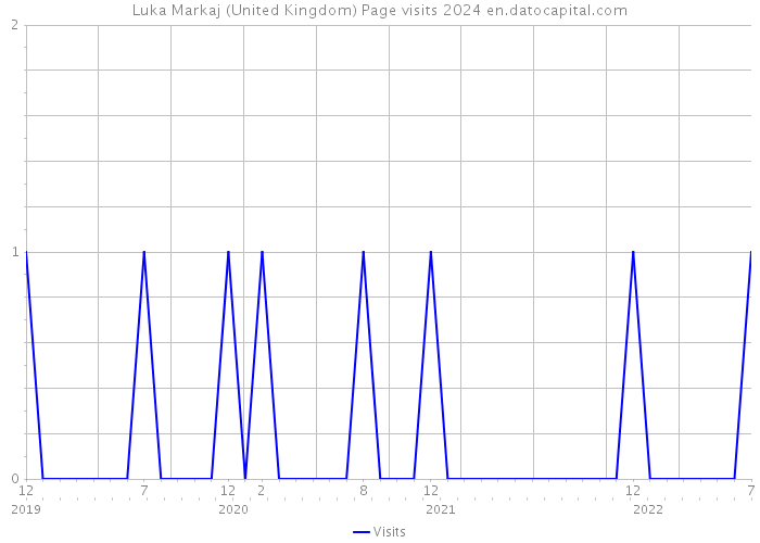 Luka Markaj (United Kingdom) Page visits 2024 