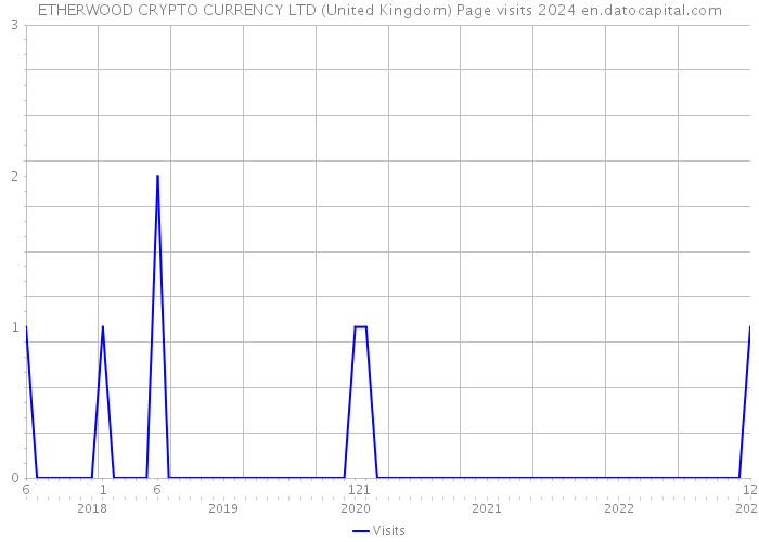 ETHERWOOD CRYPTO CURRENCY LTD (United Kingdom) Page visits 2024 