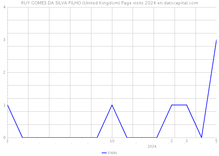 RUY GOMES DA SILVA FILHO (United Kingdom) Page visits 2024 