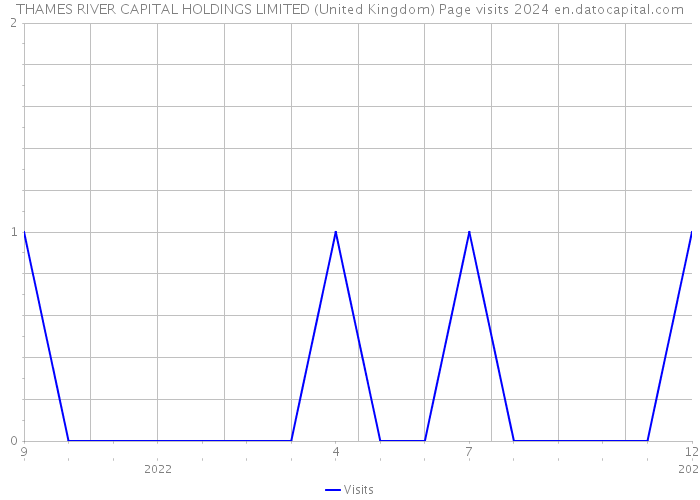 THAMES RIVER CAPITAL HOLDINGS LIMITED (United Kingdom) Page visits 2024 