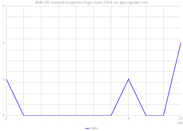 BXB LTD (United Kingdom) Page visits 2024 