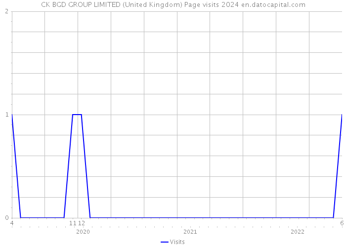 CK BGD GROUP LIMITED (United Kingdom) Page visits 2024 