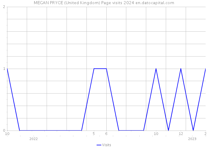 MEGAN PRYCE (United Kingdom) Page visits 2024 