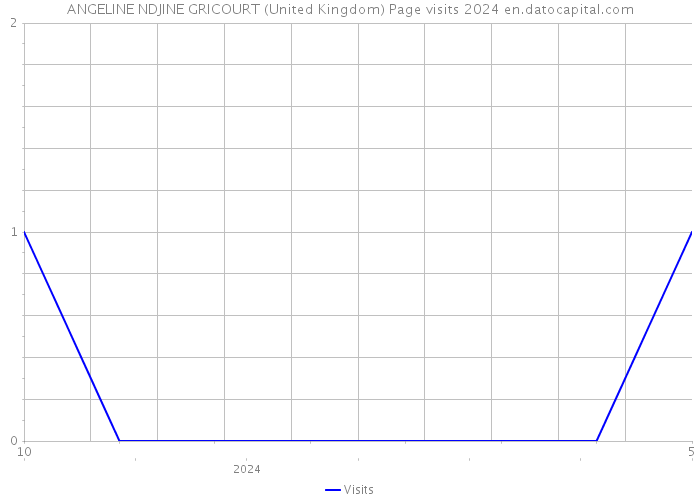 ANGELINE NDJINE GRICOURT (United Kingdom) Page visits 2024 