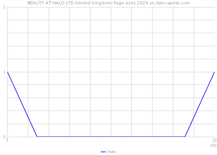 BEAUTY AT HALO LTD (United Kingdom) Page visits 2024 