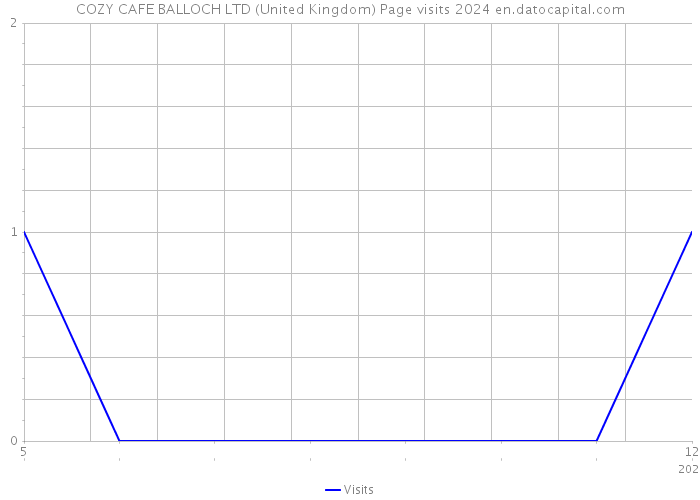 COZY CAFE BALLOCH LTD (United Kingdom) Page visits 2024 