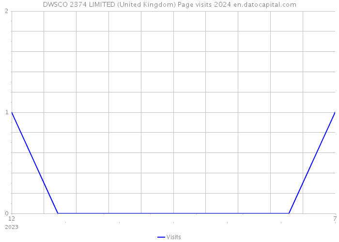 DWSCO 2374 LIMITED (United Kingdom) Page visits 2024 