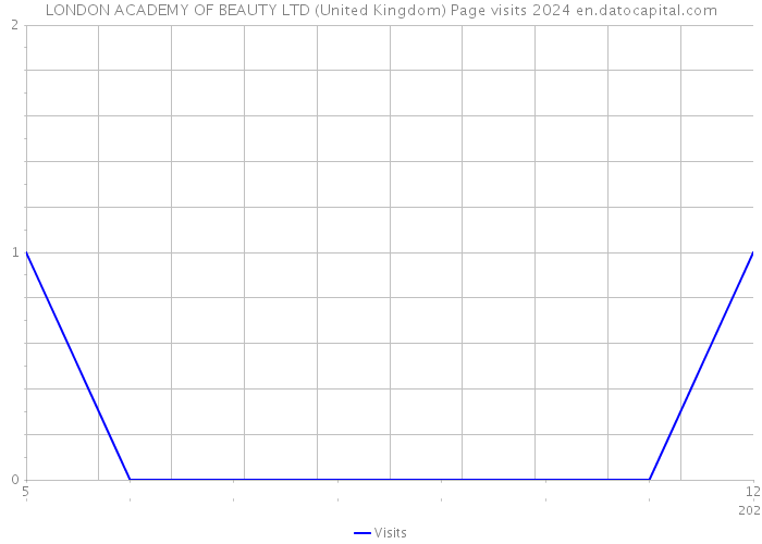 LONDON ACADEMY OF BEAUTY LTD (United Kingdom) Page visits 2024 