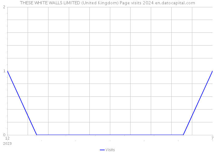 THESE WHITE WALLS LIMITED (United Kingdom) Page visits 2024 
