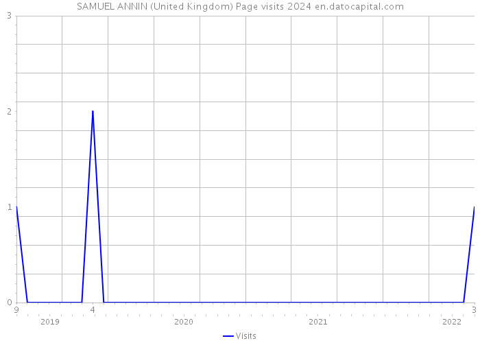 SAMUEL ANNIN (United Kingdom) Page visits 2024 