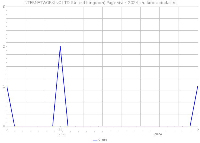 INTERNETWORKING LTD (United Kingdom) Page visits 2024 