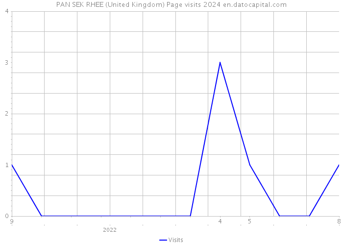 PAN SEK RHEE (United Kingdom) Page visits 2024 