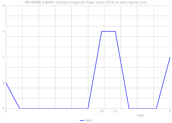 BRAMWEL KIBARA (United Kingdom) Page visits 2024 