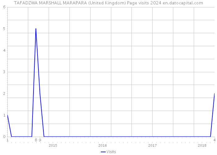 TAFADZWA MARSHALL MARAPARA (United Kingdom) Page visits 2024 