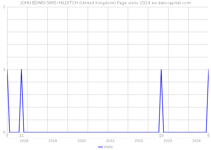 JOHN EDWIN SIMS-HILDITCH (United Kingdom) Page visits 2024 