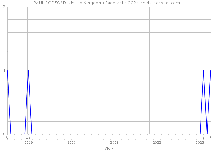 PAUL RODFORD (United Kingdom) Page visits 2024 
