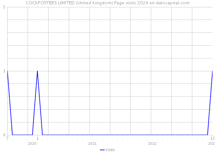 COCKFOSTERS LIMITED (United Kingdom) Page visits 2024 