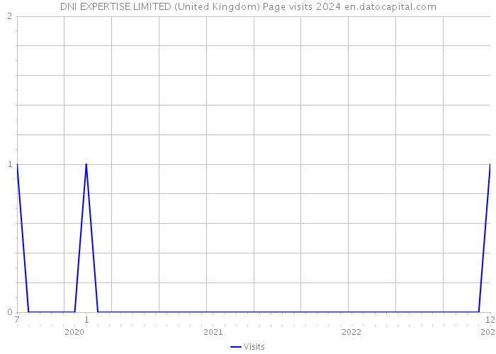 DNI EXPERTISE LIMITED (United Kingdom) Page visits 2024 