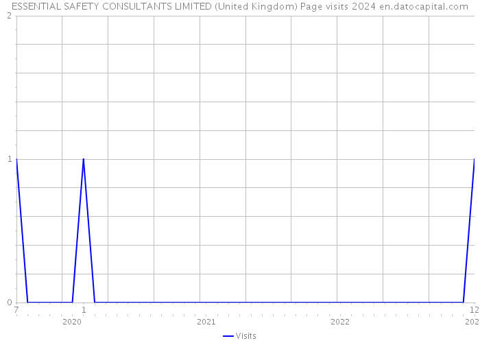 ESSENTIAL SAFETY CONSULTANTS LIMITED (United Kingdom) Page visits 2024 